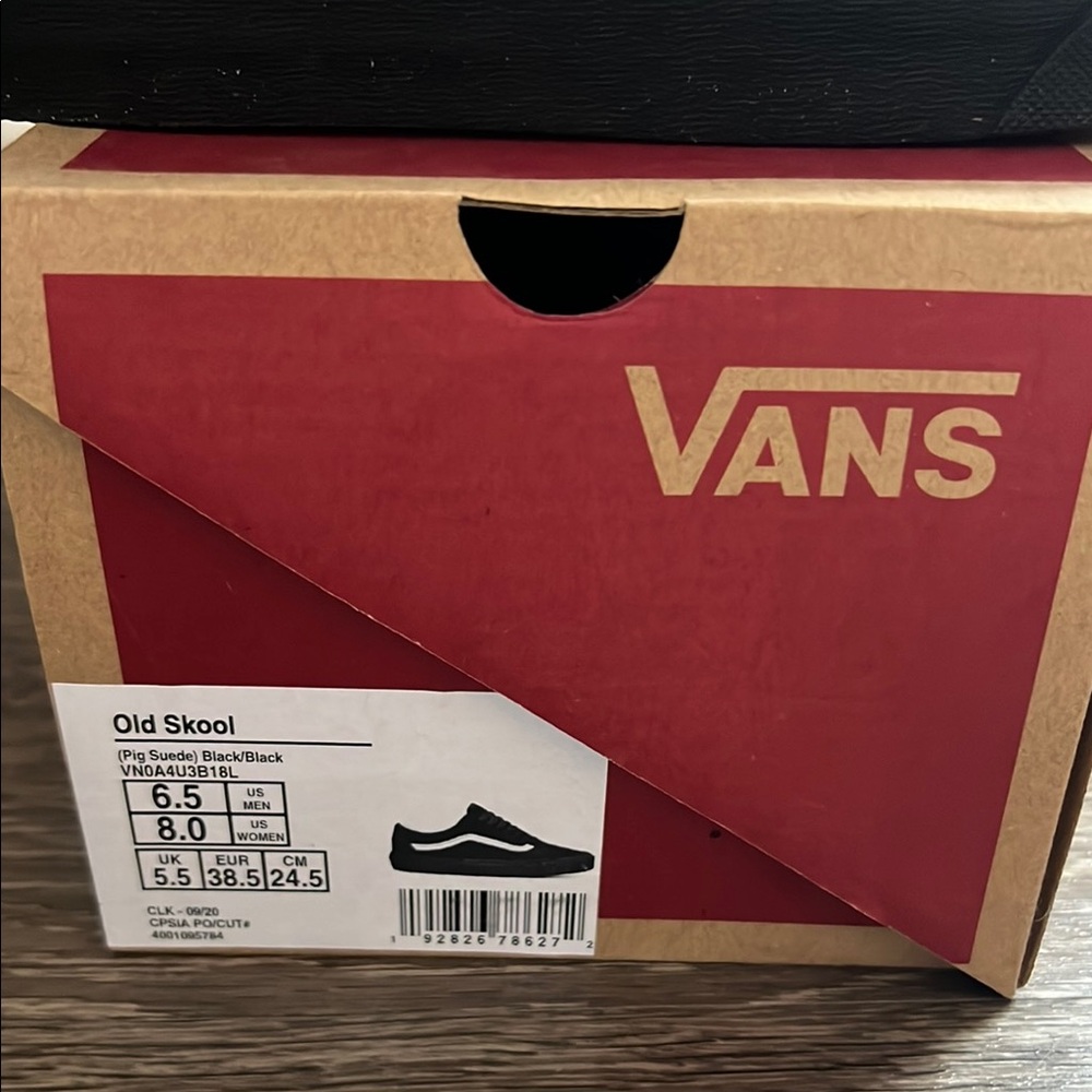 Vans Black and White Old Skool Sneakers - Picture 2 of 5